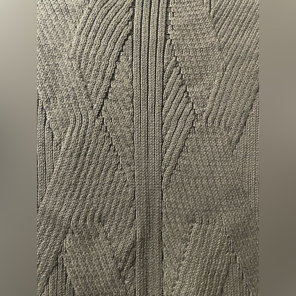 Express Olive Ribbed Knit Top - Picture 3 of 4